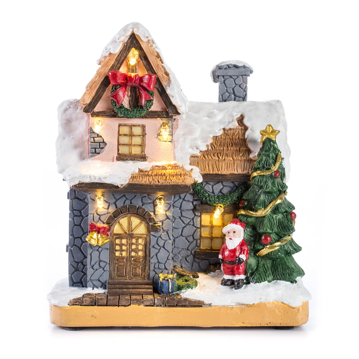 Christmas Village with LED – Hand-Painted Charm for Cozy Holidays 2