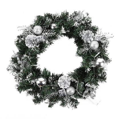 Christmas Wreath with LED Lighting – Elegant Design for Festive Cheer 1