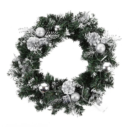 Christmas Wreath with LED Lighting – Elegant Design for Festive Cheer 1