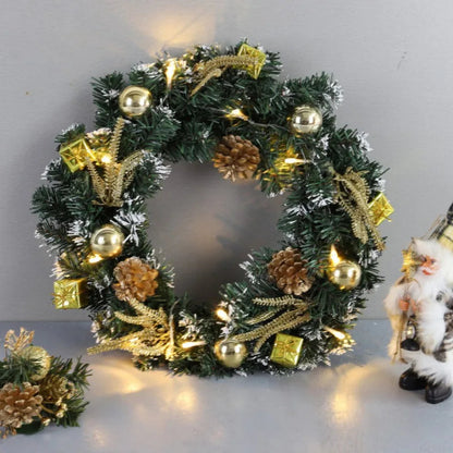 Christmas Wreath with LED Lighting – Elegant Design for Festive Cheer 2