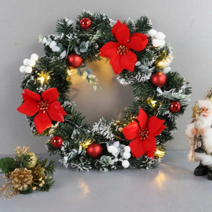 Christmas Wreath with LED Lighting – Elegant Design for Festive Cheer 5