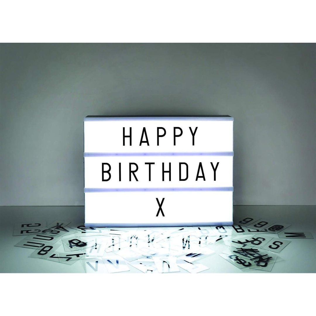 Cinematic Light Box A4 Schwarz – Kreative Beleuchtung Für Persönliche Botschaften 4