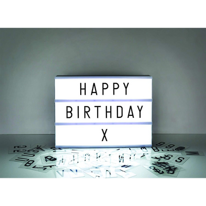 Cinematic Light Box A4 Schwarz – Kreative Beleuchtung Für Persönliche Botschaften 4