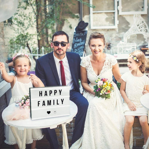 Cinematic Light Box A4 Schwarz – Kreative Beleuchtung Für Persönliche Botschaften 5