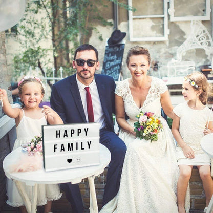 Cinematic Light Box A4 Schwarz – Kreative Beleuchtung Für Persönliche Botschaften 5