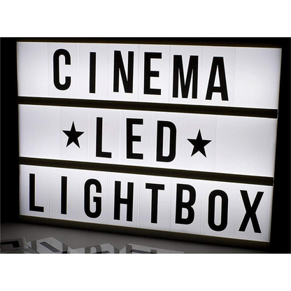 Cinematic Light Box A4 Schwarz – Kreative Beleuchtung Für Persönliche Botschaften 6