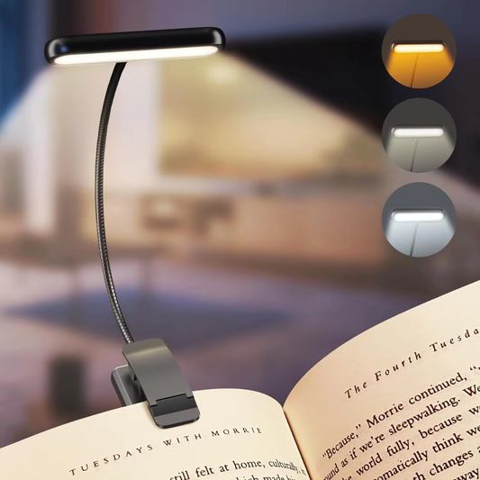 ClipGlow LED Reading Lamp – Ideal Bedside Light for Avid Readers 0