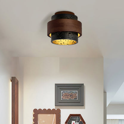 Cole Travertine Ceiling Light – Elegant Design with Natural Touch 2