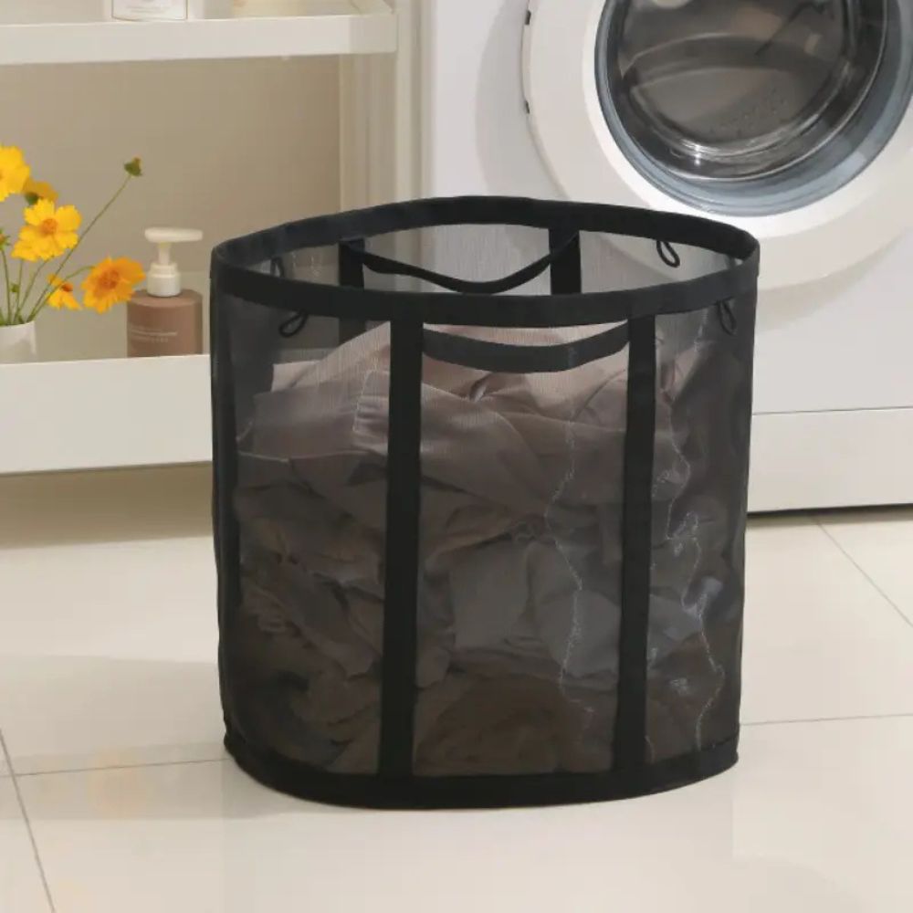 Collapsible Mesh Laundry Hamper – Efficient Airflow for Tidy Spaces 2