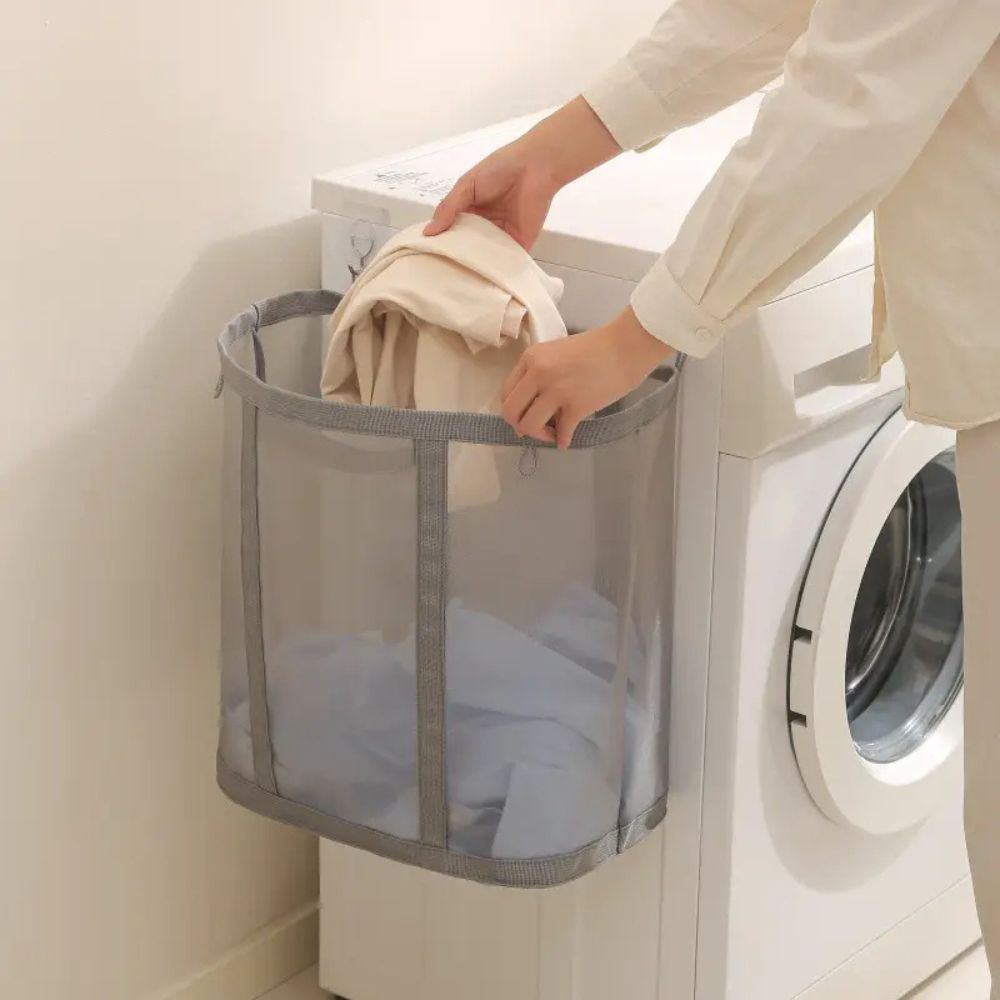 Collapsible Mesh Laundry Hamper – Efficient Airflow for Tidy Spaces 6