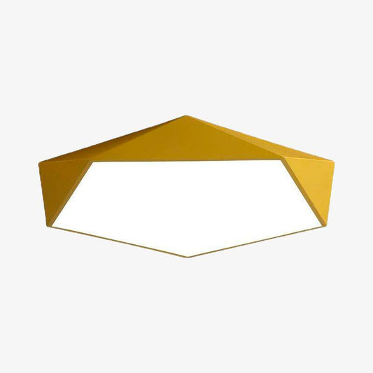 Colored Geometric LED Ceiling Light – Modern Design with Remote Control 0