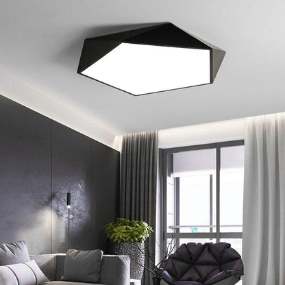 Colored Geometric LED Ceiling Light – Modern Design with Remote Control 2