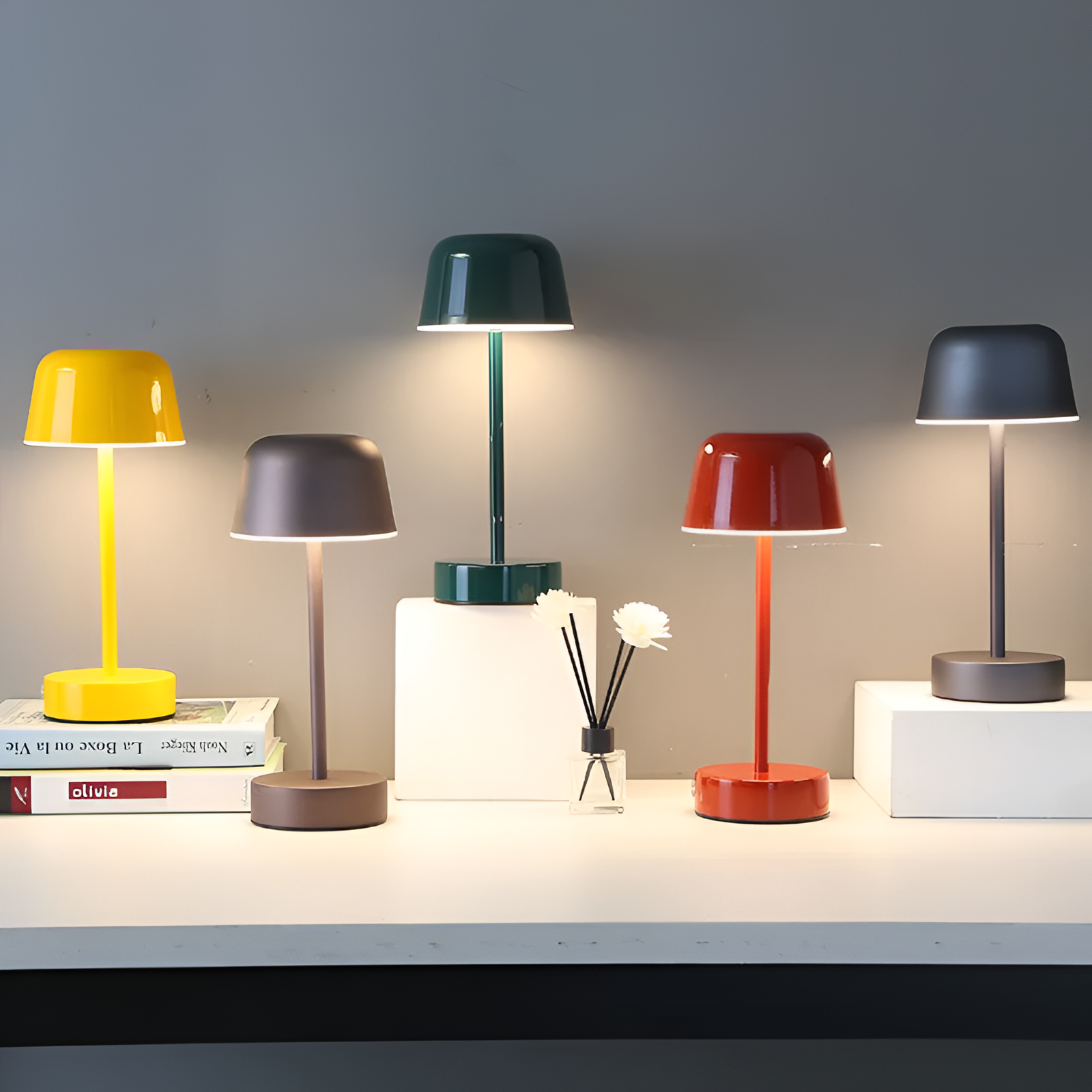 Colorful Retro LED Table Lamp – Versatile Style for Every Space 5