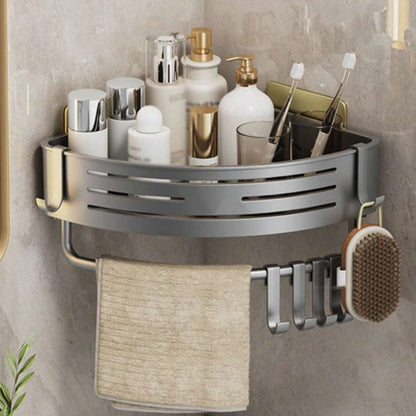 Corner Shower Shelf Aluminum – Maximize Your Bathroom Storage Effortlessly 0