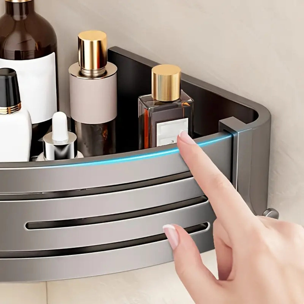 Corner Shower Shelf Aluminum – Maximize Your Bathroom Storage Effortlessly 2