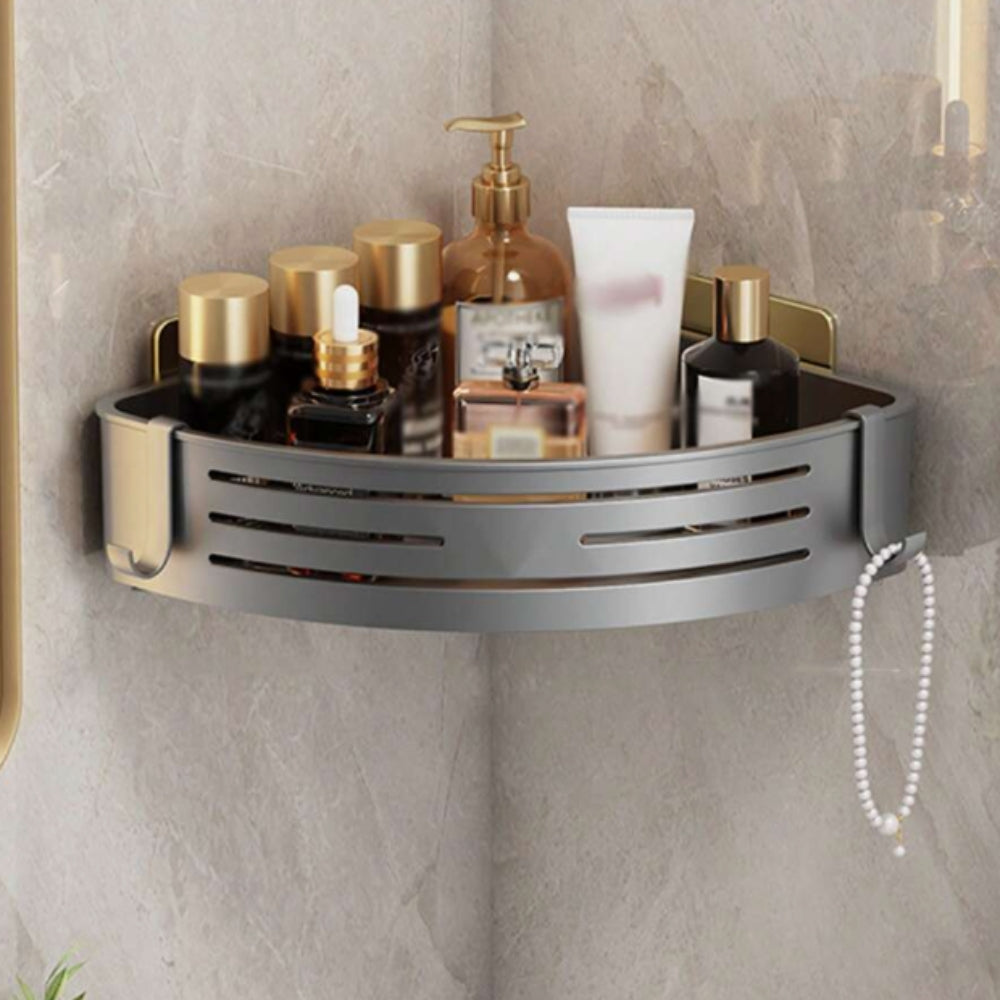Corner Shower Shelf Aluminum – Maximize Your Bathroom Storage Effortlessly 7