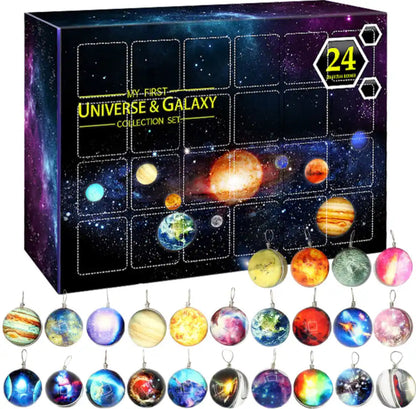 Cosmic Pendant Advent Calendar – Enchanting Planetary Holiday Decor 0