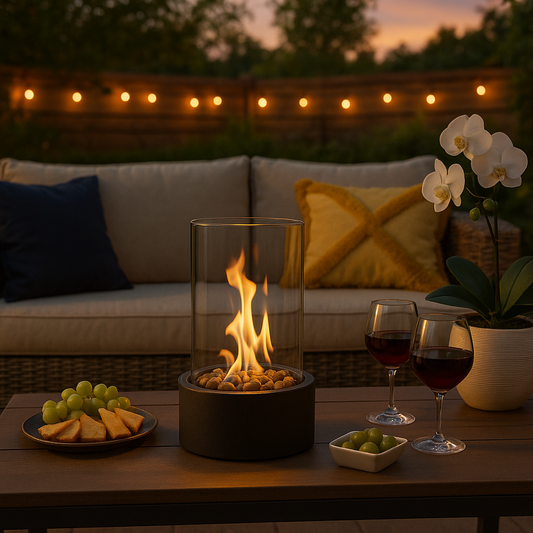 CozyFlame Tabletop Fireplace – Inviting Warmth for Every Gathering 1