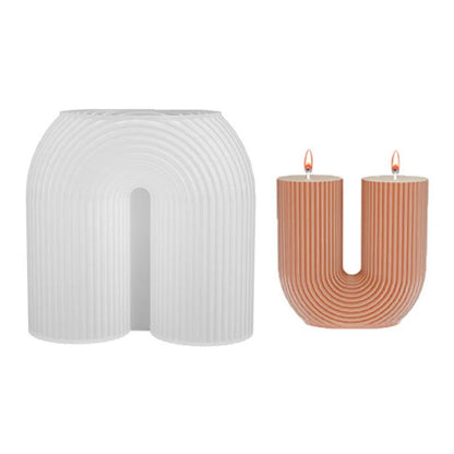 Creative Column Fragrance Candle – Elegant Design for Cozy Moments 1