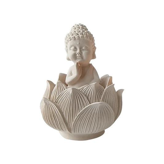 Creative Lotus Blossom Buddha Silicone Mold – Ideal For Crafting Unique Candles And Soaps 0