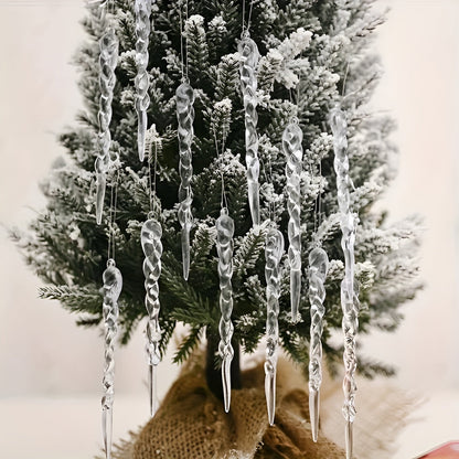 Crystal Icicle Pendant – Stunning Winter Touch for Holiday Magic 0
