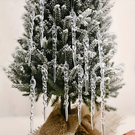 Crystal Icicle Pendant – Stunning Winter Touch for Holiday Magic 0