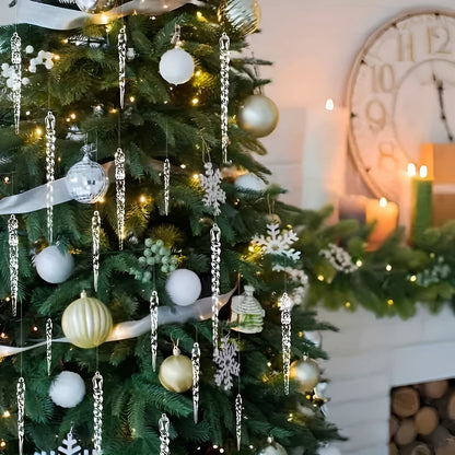 Crystal Icicle Pendant – Stunning Winter Touch for Holiday Magic 8