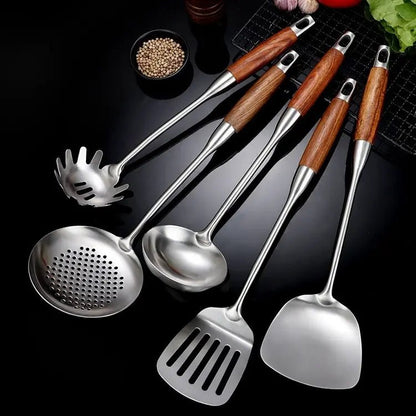 Culina Luxe Stainless Steel Kitchen Utensil Set – Timeless Elegance for Every Home Chef 3