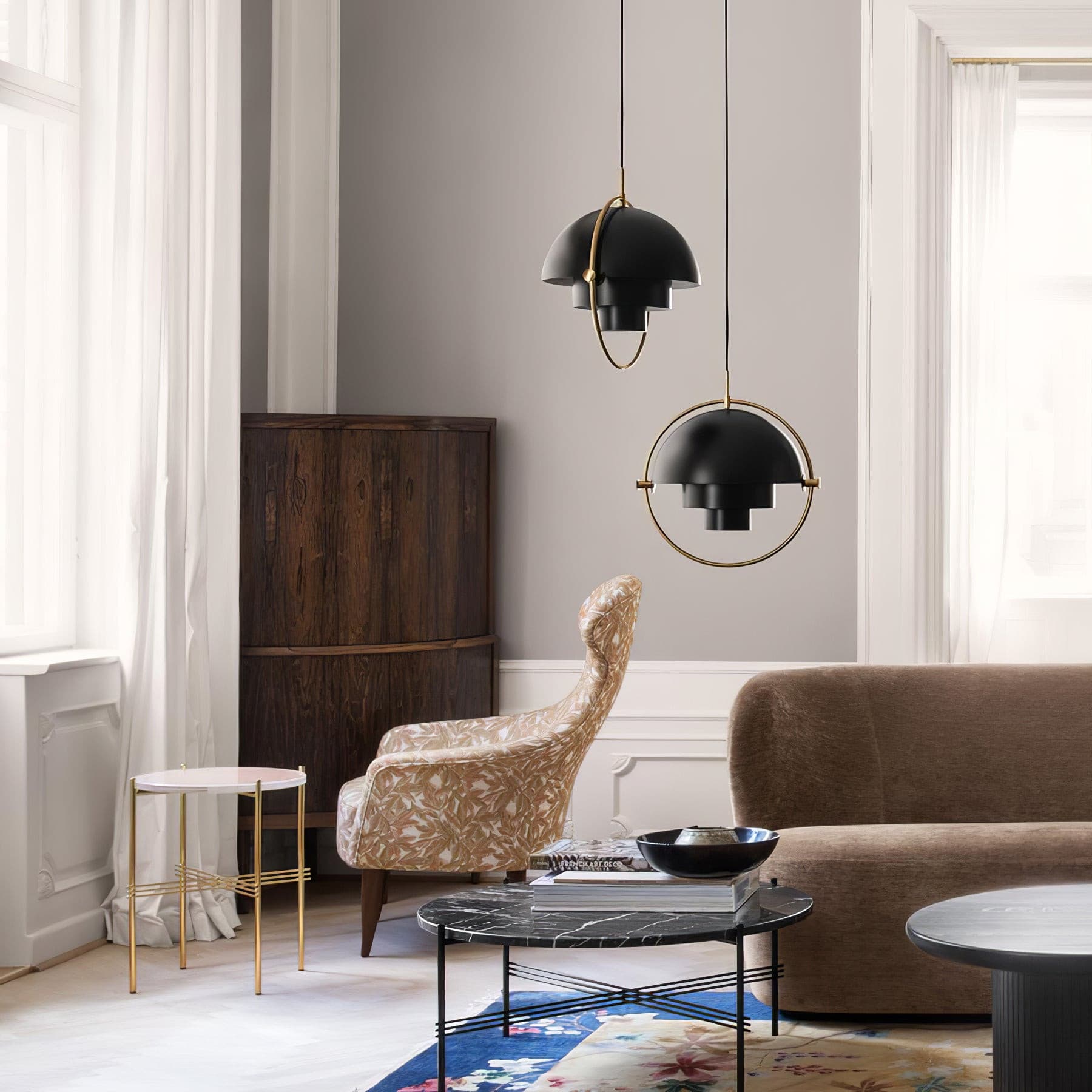 Deformed Ball Pendant Light – Artistic Shape for Ambient Atmosphere 2