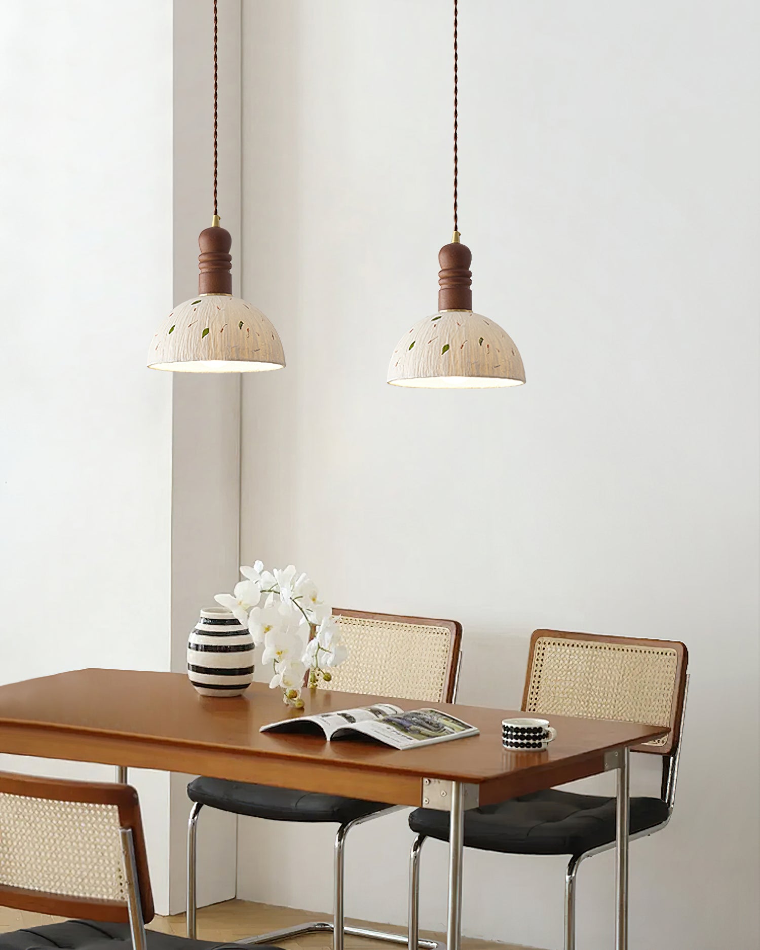 Diana Pendant Light – Rustic Charm with Soft Illumination 3
