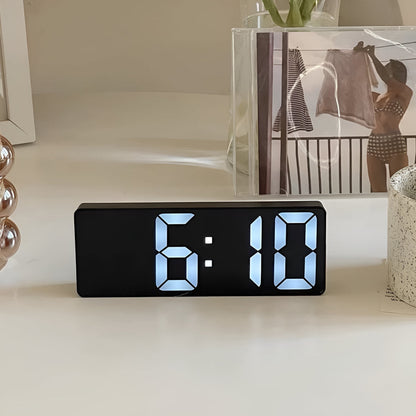 **Digital LED Mirror Alarm Clock** – Modern Elegance with Practical Features 3
