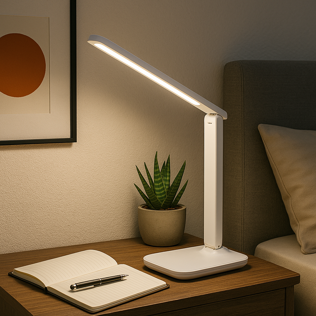 Dimmable Folding Table Lamp – Portable Design with Adjustable Brightness 0