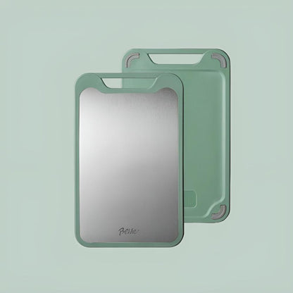 Double-Sided Stainless Steel Cutting Board – Effortless Meal Prep With Innovative Design 0