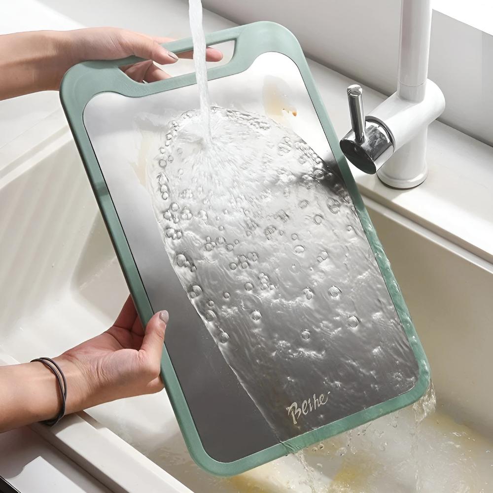 Double-Sided Stainless Steel Cutting Board – Effortless Meal Prep With Innovative Design 6
