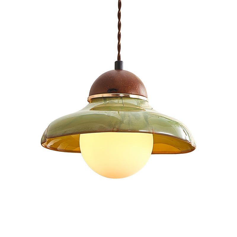 Edmund Pendant Light – Elegant Glass and Ceramic Design 0