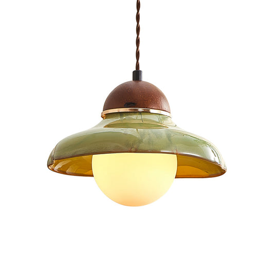 Edmund Pendant Light – Elegant Glass and Ceramic Design 0