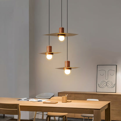 Elara Pendant Light – Elegant Wood and Brass Design for Modern Spaces 3