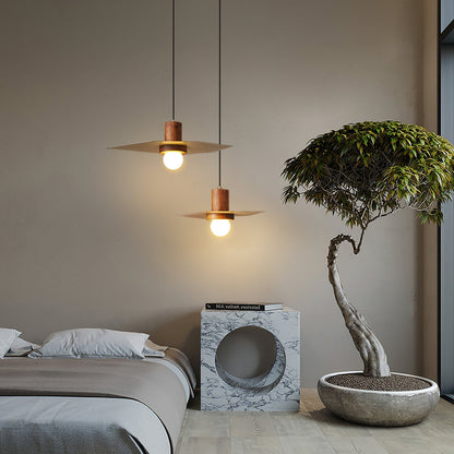 Elara Pendant Light – Elegant Wood and Brass Design for Modern Spaces 4