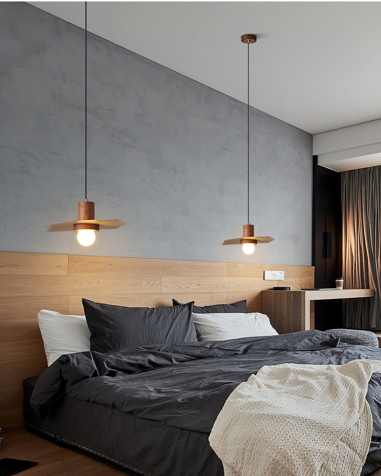 Elara Pendant Light – Elegant Wood and Brass Design for Modern Spaces 6