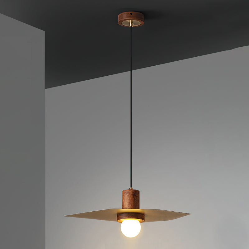 Elara Pendant Light – Elegant Wood and Brass Design for Modern Spaces 9