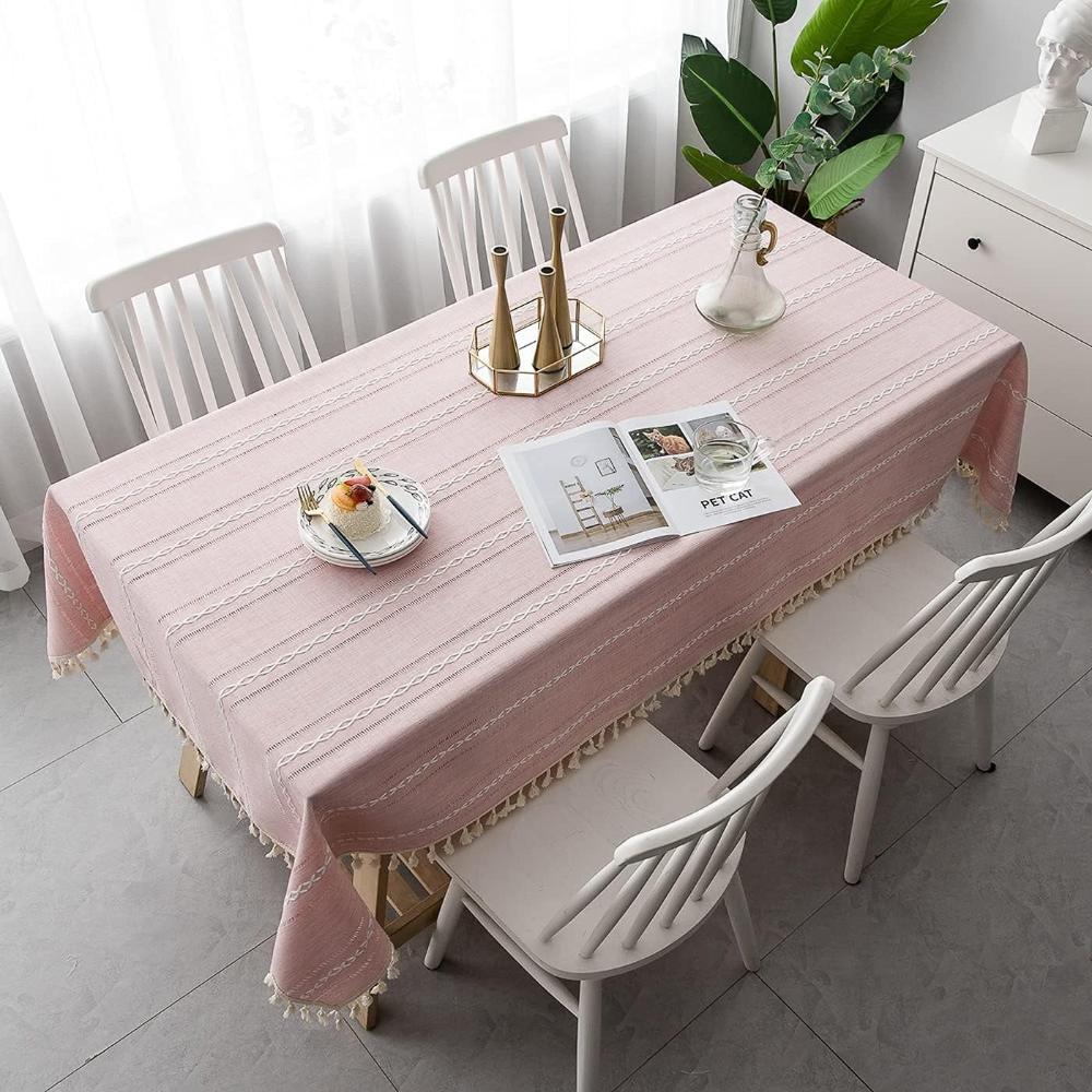 Elegant Cotton Linen Tablecloth – Elevate Your Dining Experience 4