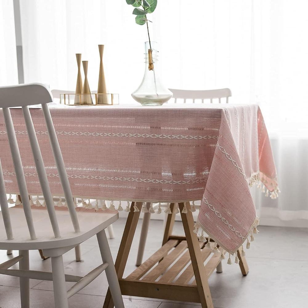 Elegant Cotton Linen Tablecloth – Elevate Your Dining Experience 5
