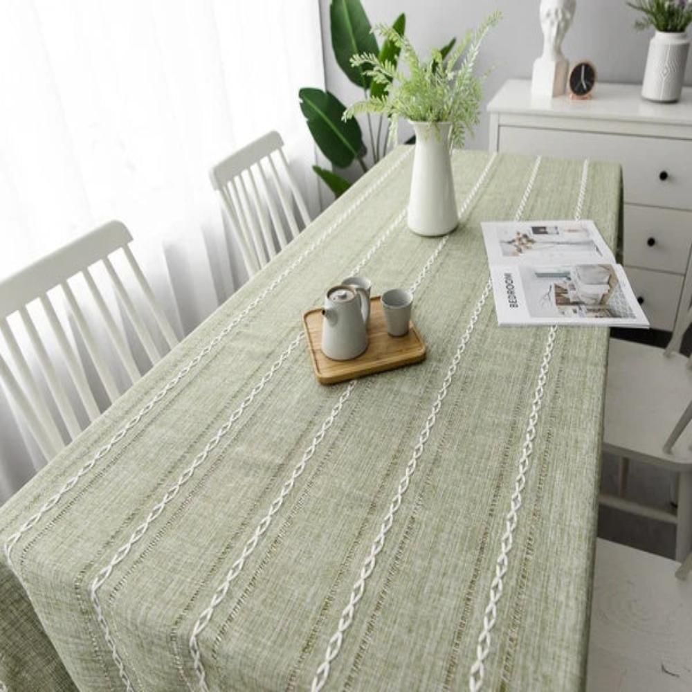 Elegant Cotton Linen Tablecloth – Elevate Your Dining Experience 7