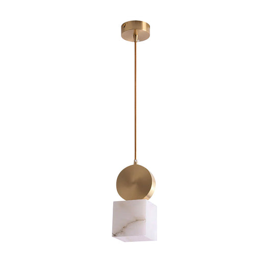 Etruscan Alabaster Pendant Light – Cozy Ambiance with Elegant Brass Shade 0