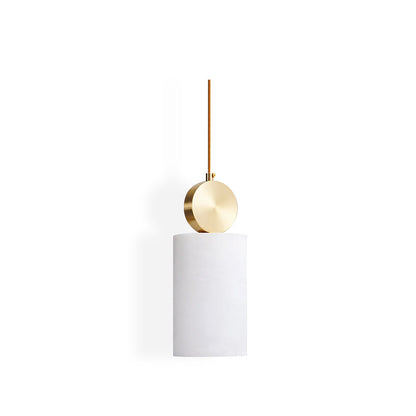Etruscan Alabaster Pendant Light – Cozy Ambiance with Elegant Brass Shade 1