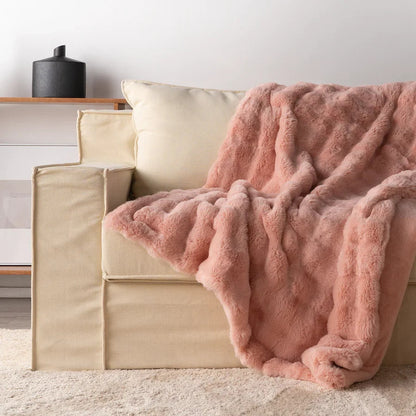 Faux Fur Throw Blanket Rabbit Pattern – Luxurious Comfort For Every Occasion 10