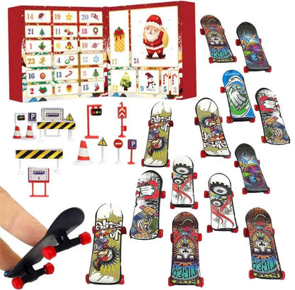 Finger Fun Skateboard Advent Calendar – Daily Surprises for Aspiring Skaters 0