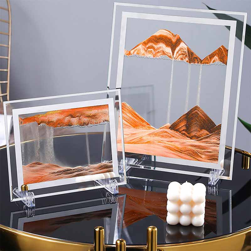 Flat Hourglass Decorative Accent – Timeless Elegance for Every Space 1