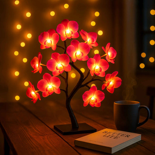 Flower Flame Lamp – Cozy LED Design for Inviting Atmosphere 0