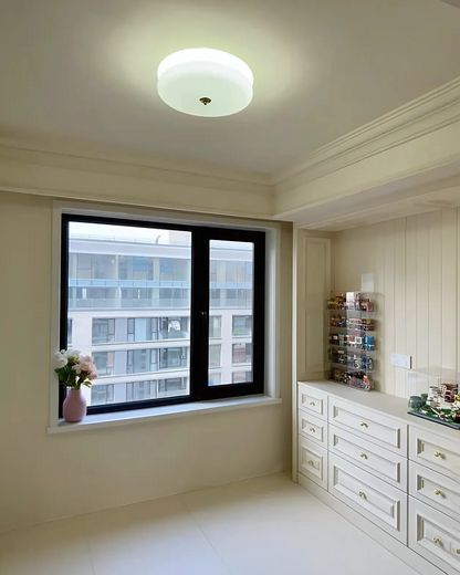 Flush Mount Ceiling Light Disc Shape – Elegant Design for Soft Illumination 5